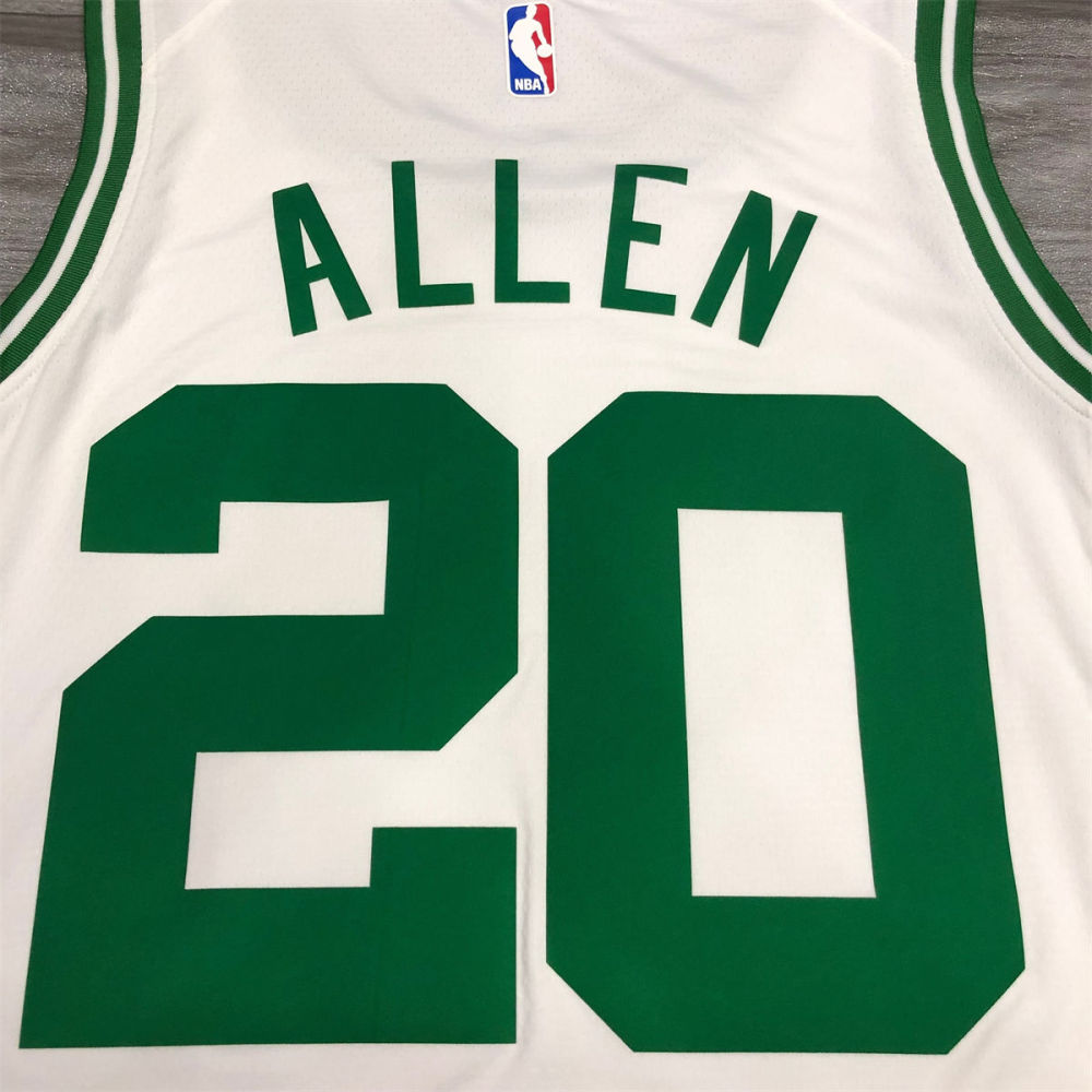 NBA Boston Celtics round neck White Jersey ALLEN#20 S-XXL