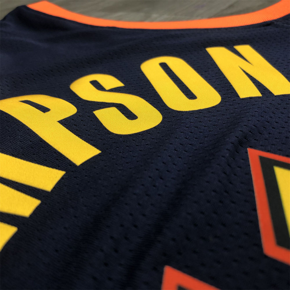 NBA Golden State Warriors V neck Black Jersey THOMPSON#11 S-XXL