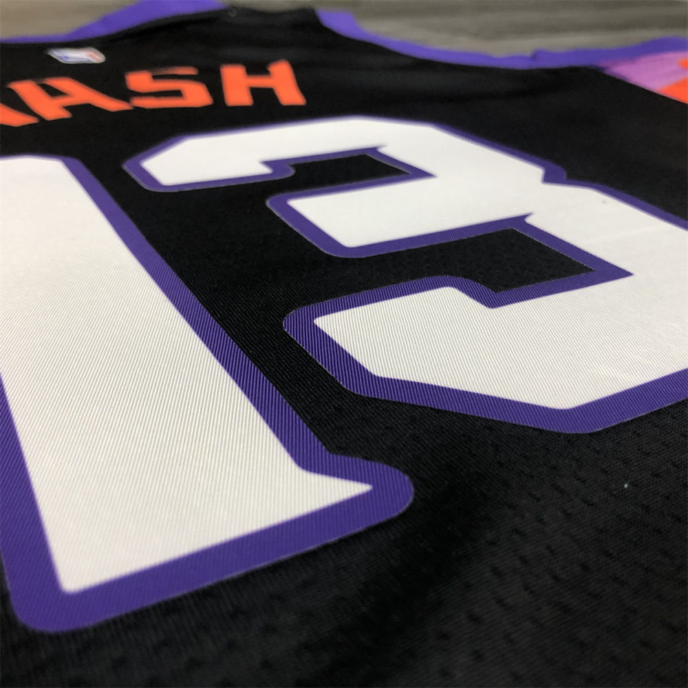 NBA Phoenix Suns Round neck Black jersey NASH#13 S-XXL