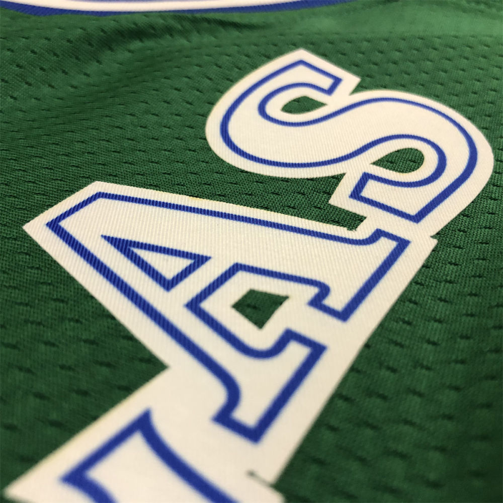 NBA Dallas Mavericks Round Neck Green Jersey DONCIC#77 S-XXL