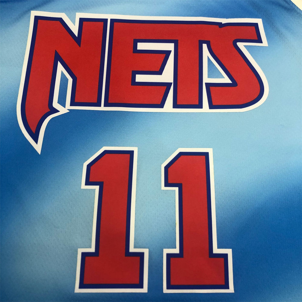 NBA Brooklyn Nets Round neck Blue Jersey IRVING#11 S-XXL