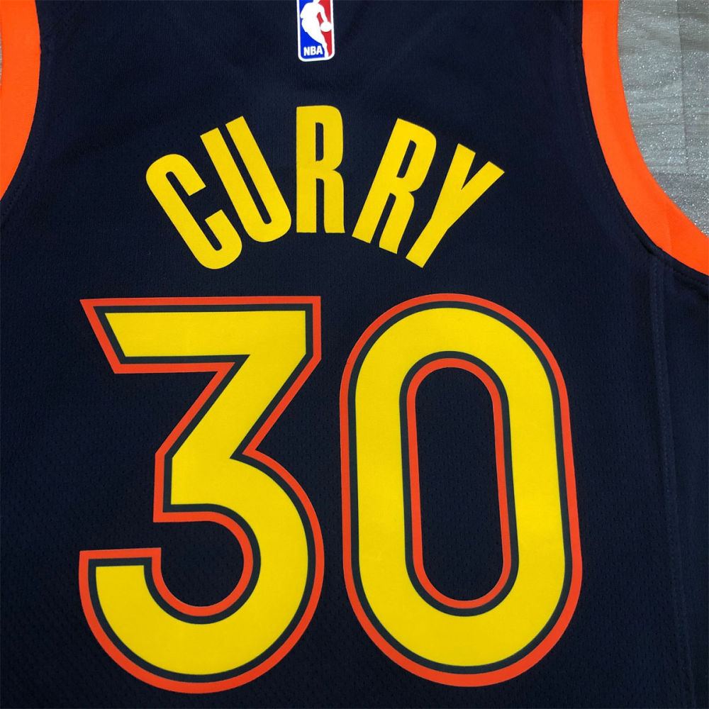 NBA Golden State Warriors V neck Black Jersey CURRY#30 S-XXL