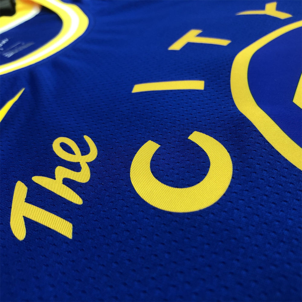 NBA Golden State Warriors Round neck Blue Jersey CURRY#30 S-XXL