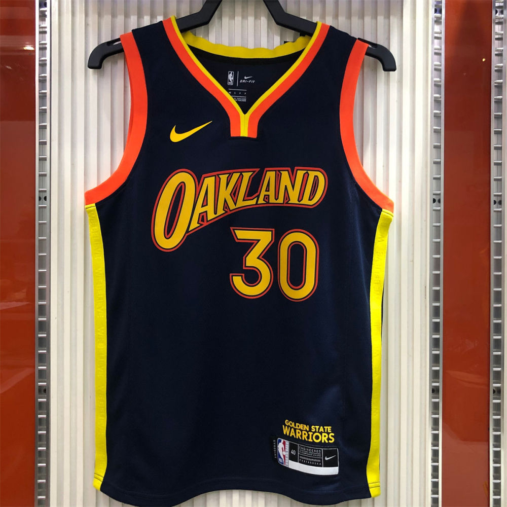 NBA Golden State Warriors V neck Black Jersey CURRY#30 S-XXL