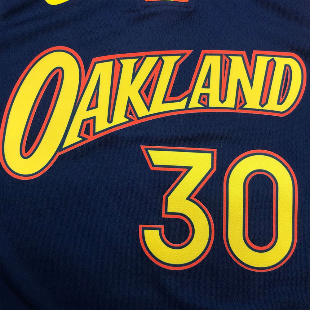 NBA Golden State Warriors V neck Black Jersey CURRY#30 S-XXL