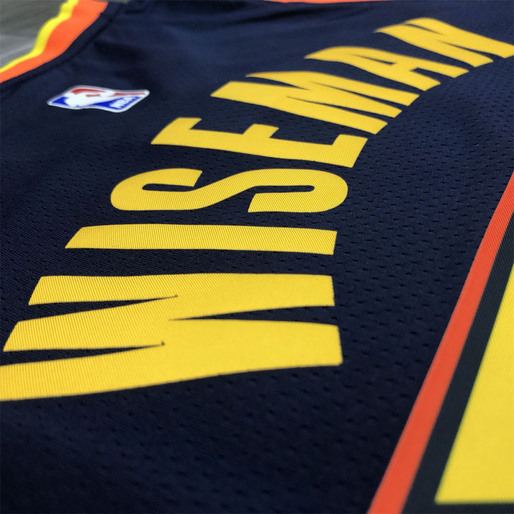 NBA Golden State Warriors V neck Black Jersey WISEMAN#33 S-XXL