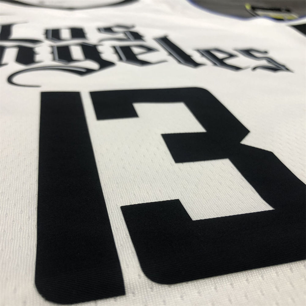 NBA Los Angeles Clippers V neck White Jersey GEORGE#13 S-XXL