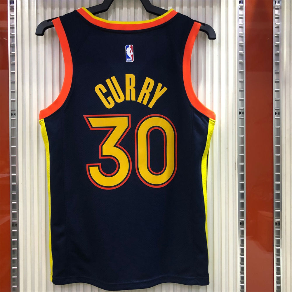 NBA Golden State Warriors V neck Black Jersey CURRY#30 S-XXL