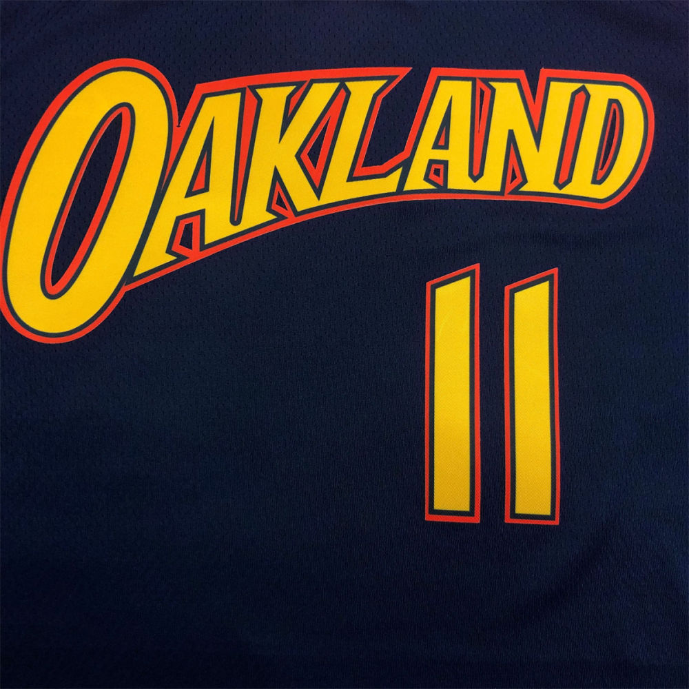 NBA Golden State Warriors V neck Black Jersey THOMPSON#11 S-XXL