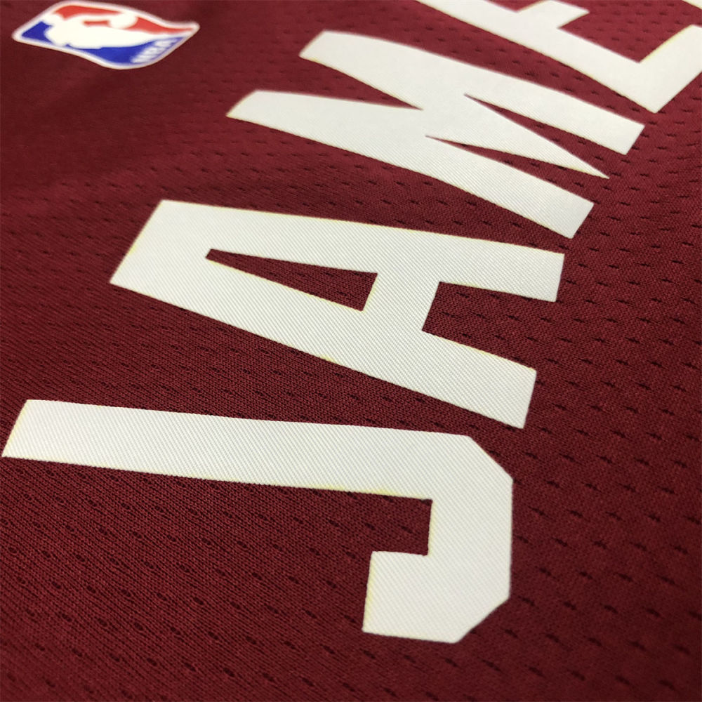 NBA Miami Hearts V-Neck Red Jersey JAMES#6 S-XXL