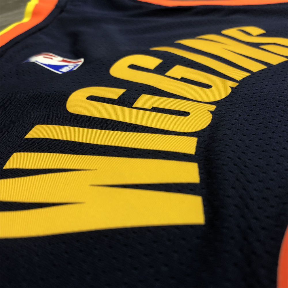NBA Golden State Warriors V neck Black Jersey WIGGINS#22 S-XXL