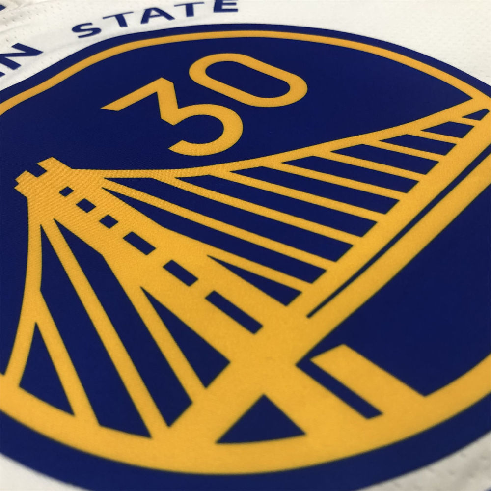 NBA Golden State Warriors V neck White Jersey CURRY#30 S-XXL