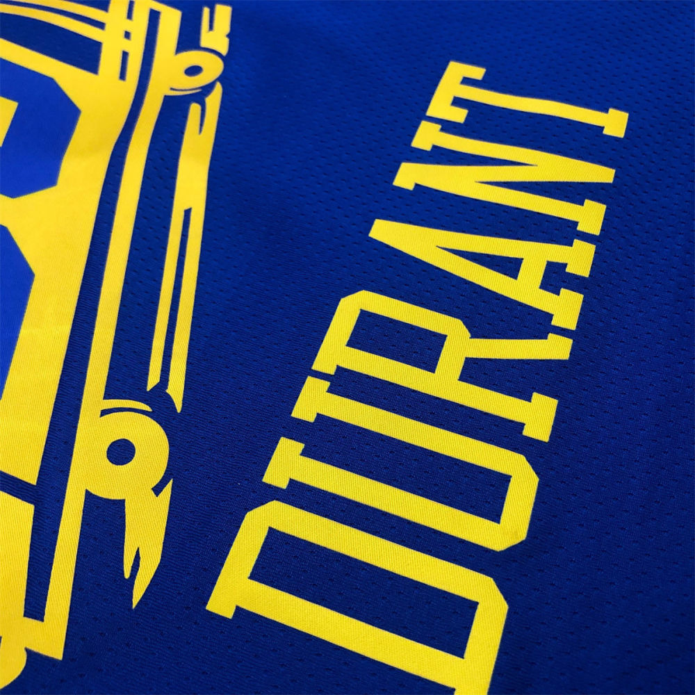 NBA Golden State Warriors Round neck Blue Jersey DURANT#35 S-XXL