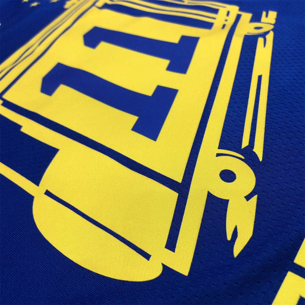 NBA Golden State Warriors Round neck Blue Jersey THOMPSON#11 S-XXL