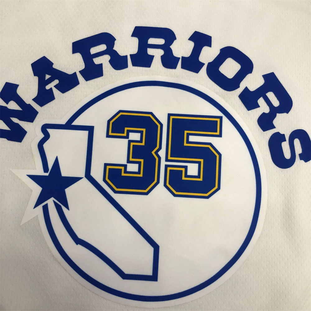 NBA Golden State Warriors Round neck White Jersey DURANT#35 S-XXL
