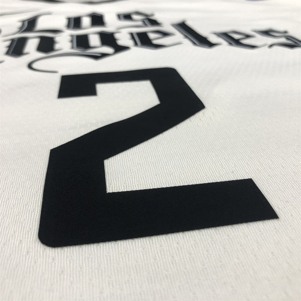 NBA Los Angeles Clippers V neck White Jersey LEONARD#2 S-XXL