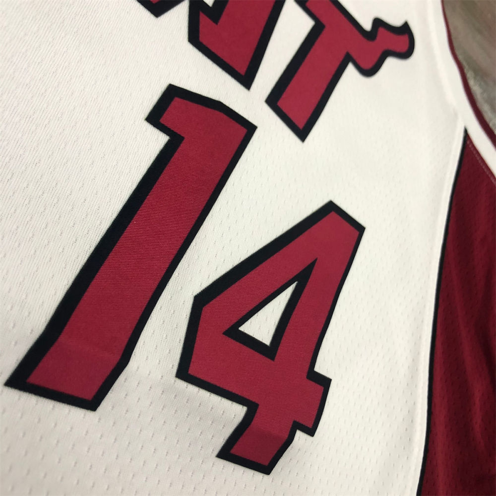 NBA Miami Hearts V-Neck White Jersey HERRO#14 S-XXL