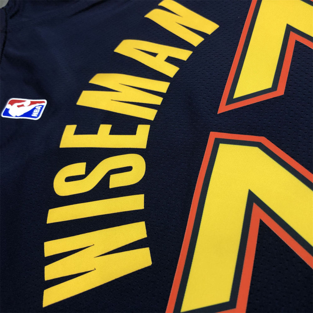 NBA Golden State Warriors V neck Black Jersey WISEMAN#33 S-XXL