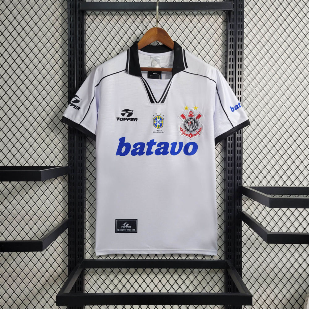 Retro 1999 Corinthians Home jersey Fan Version