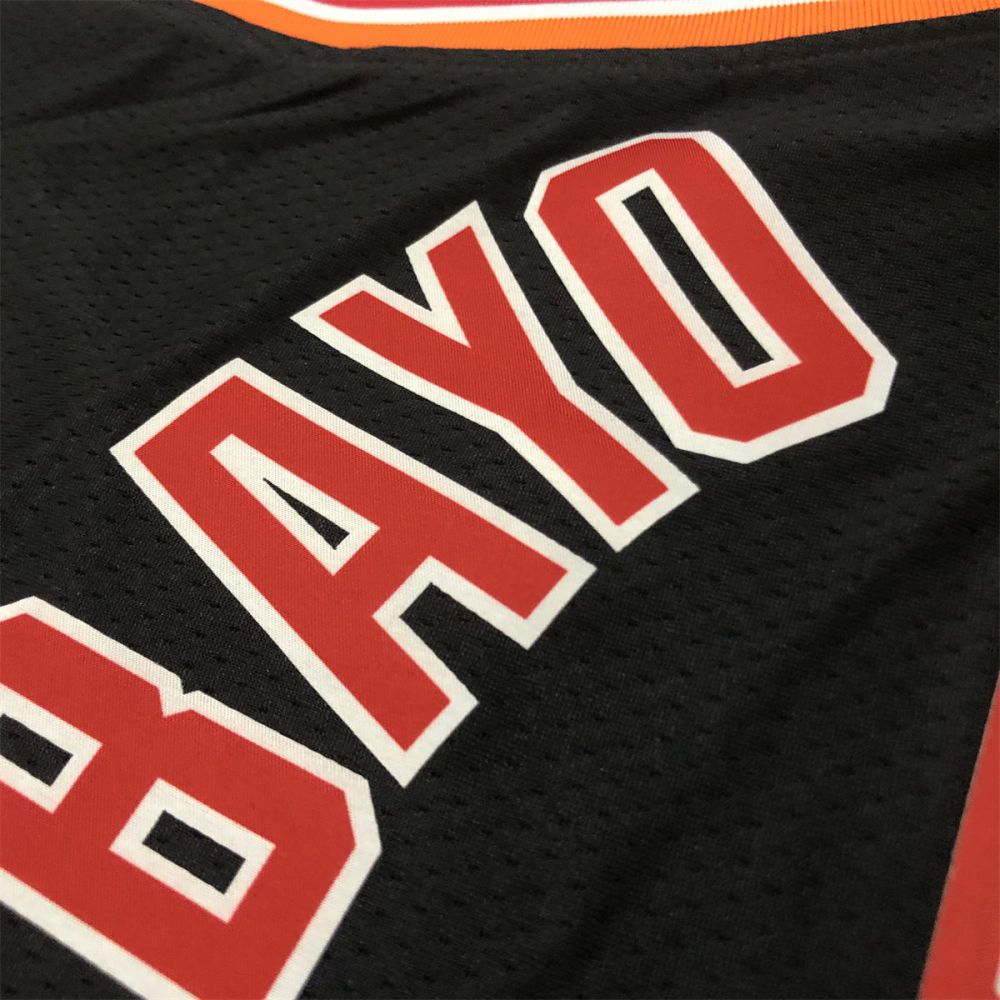 NBA Miami Hearts round neck Black Jersey ADEBAYO#13 S-XXL