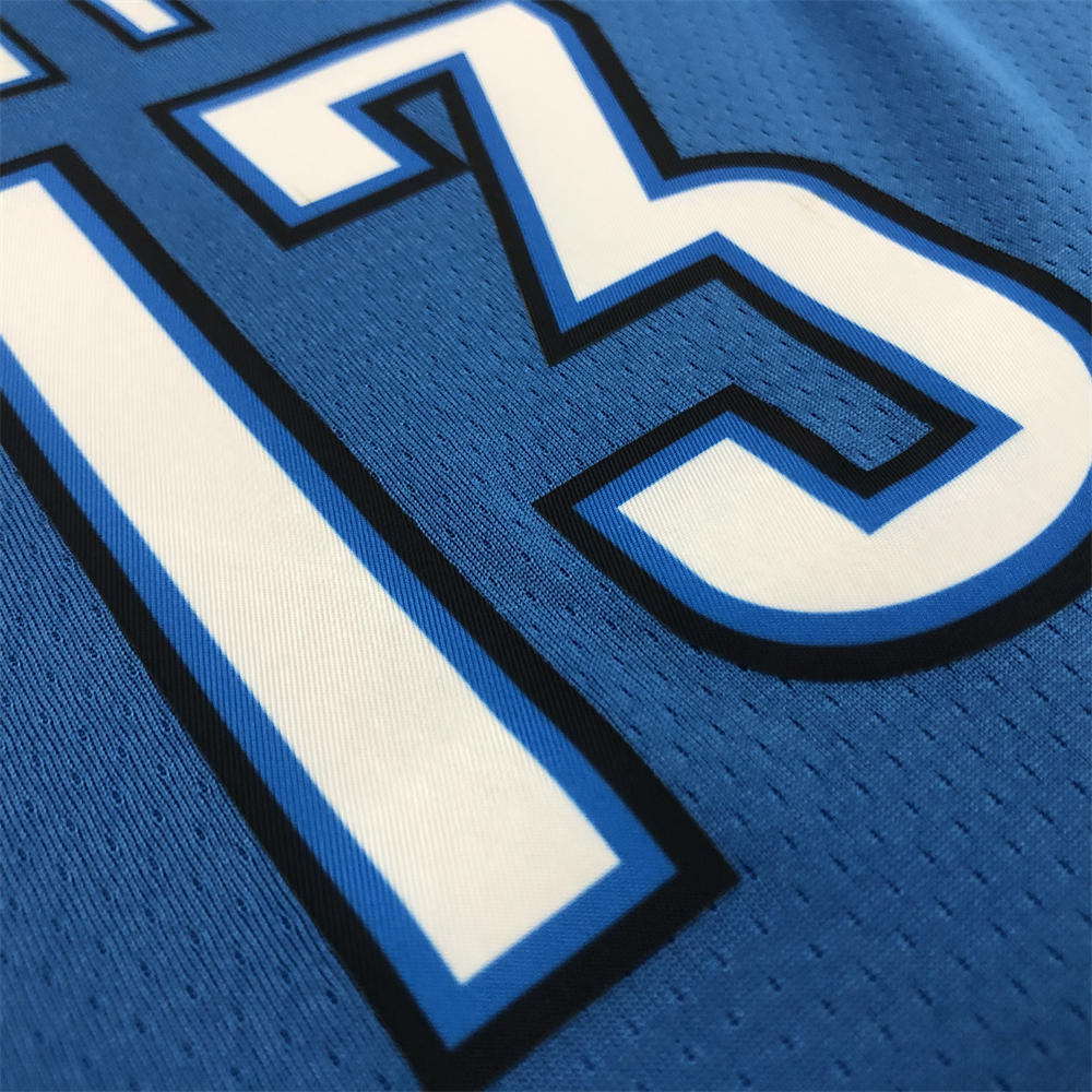 NBA Oklahoma City Thunder V-Neck Blue Jersey HARDEN#13 S-XXL