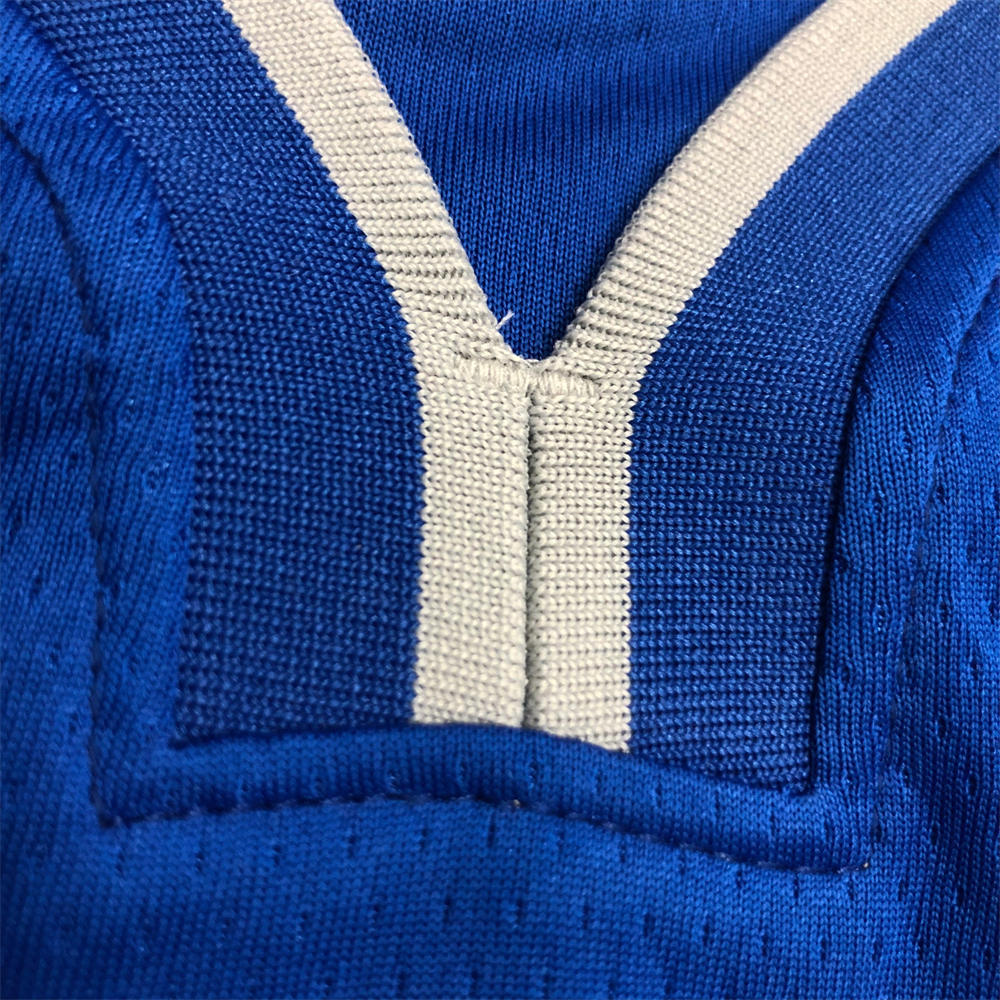 NBA Dallas Mavericks V-Neck Blue 75th anniversary Jersey DONCIC#77 S-XXL