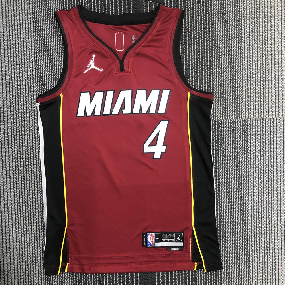 NBA Miami Hearts V-Neck Red 75th Anniversary Jersey OLADIPO#13 S-XXL