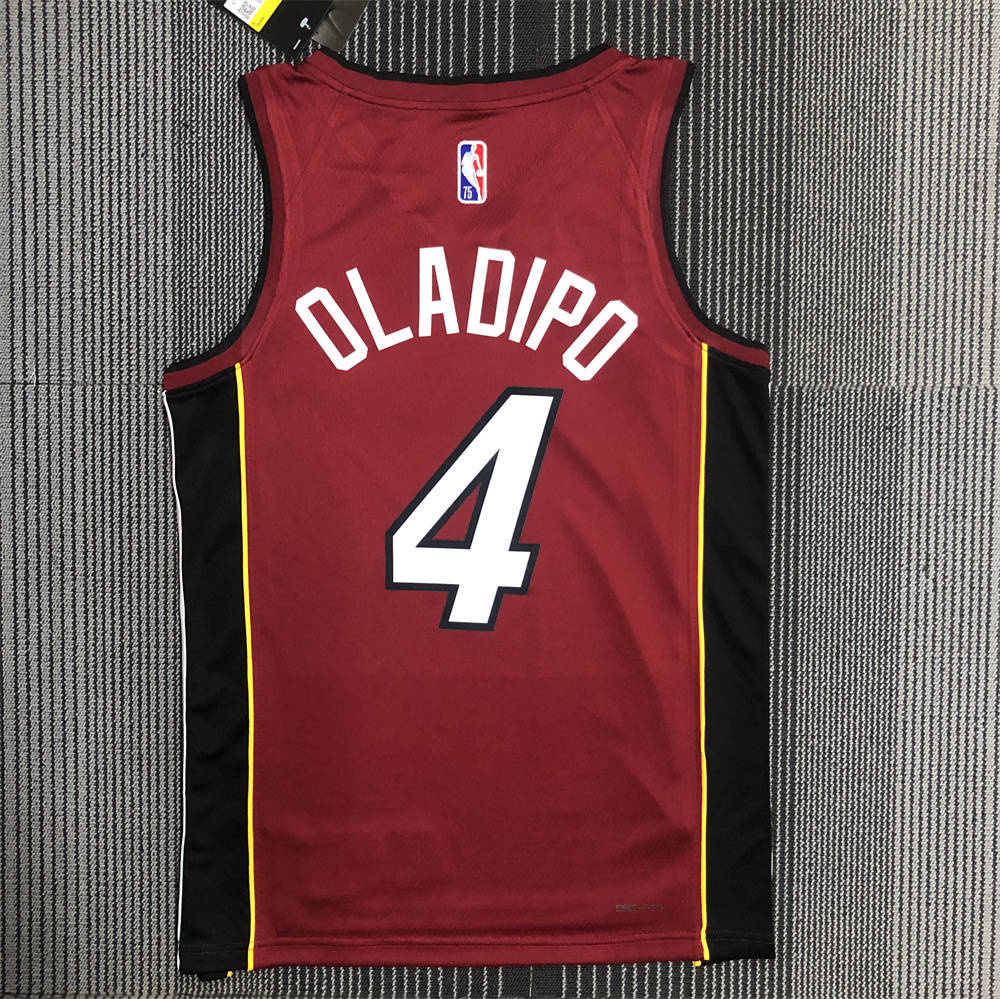 NBA Miami Hearts V-Neck Red 75th Anniversary Jersey OLADIPO#13 S-XXL