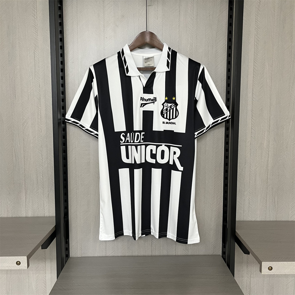 Retro 1996 Santos away jersey Fan Version