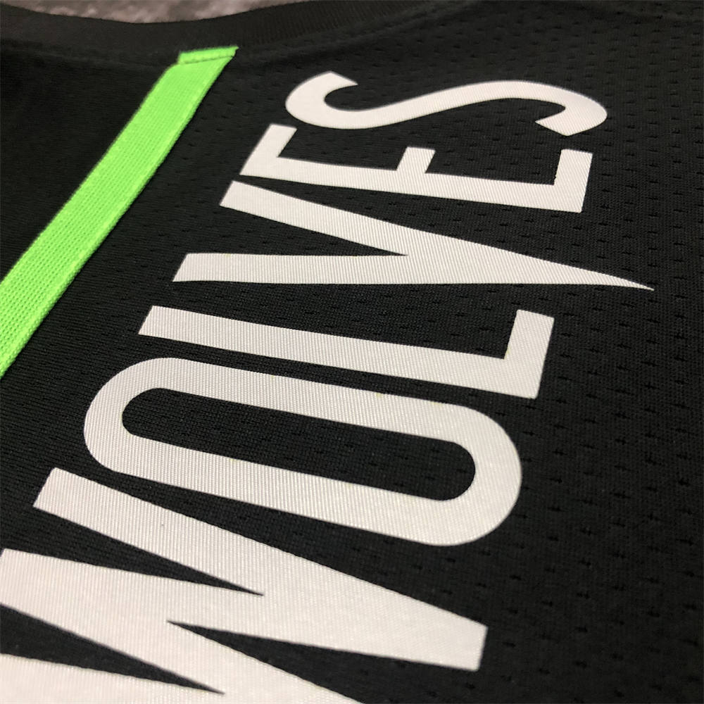 NBA Minnesota Timberwolves V-Neck JORDAN Edition Black Jersey S-XXL