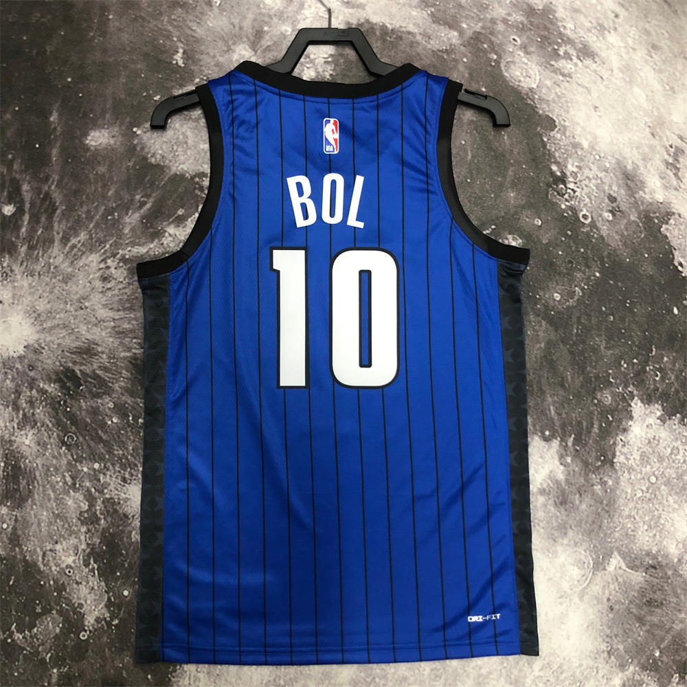 NBA Orlando Magic V-Neck Jersey Blue BOL#10 S-XXL