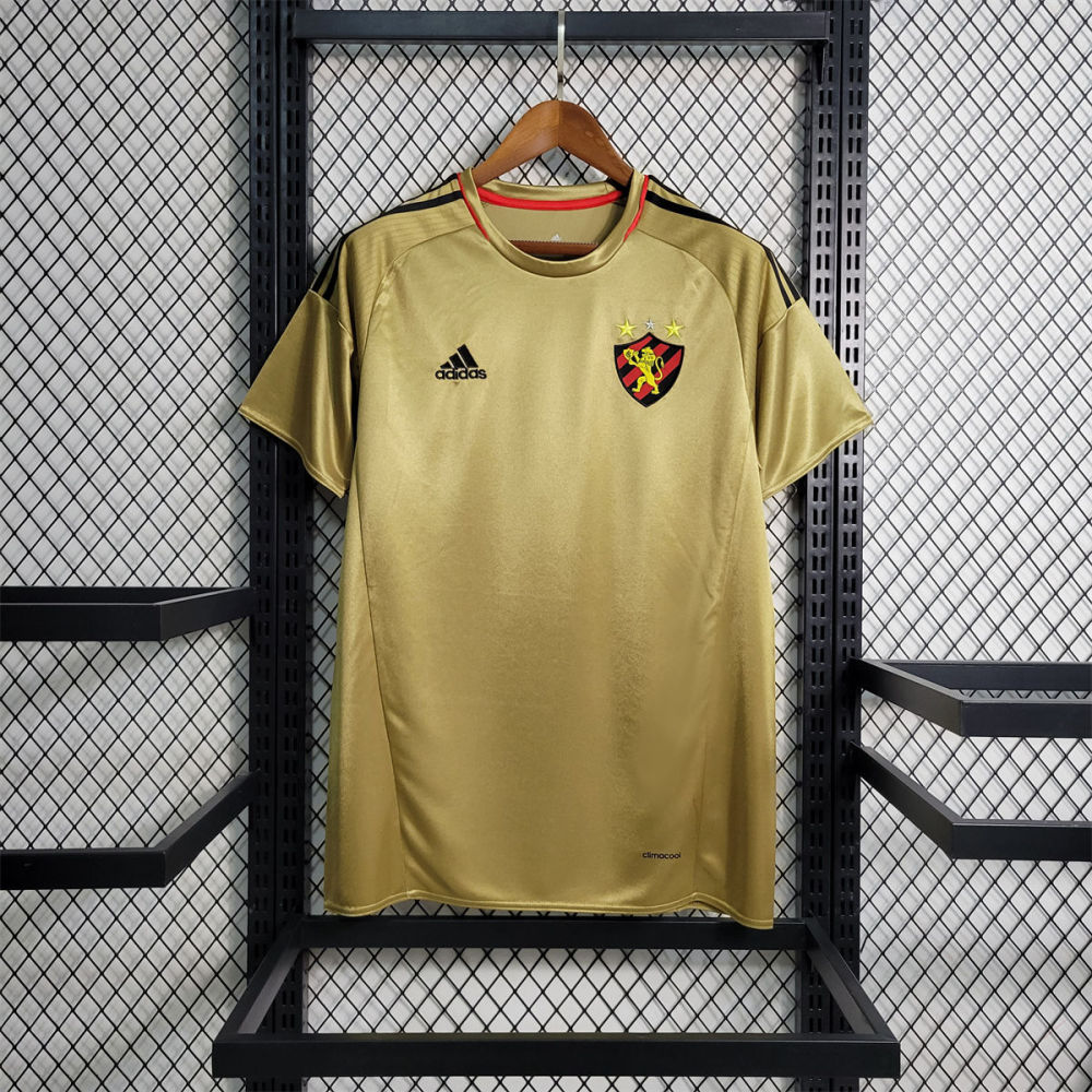 Retro 2016/17 Sport Recife Gold jersey Fan Version