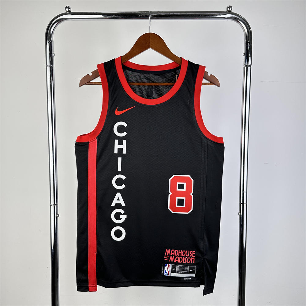 NBA Chicago Bulls Michael LAVINE#8 23/24 Swingman Jersey - City Edition s-xxl