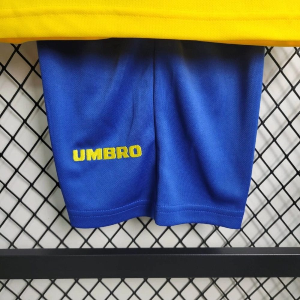 Retro 1994 Brazil home jersey Kid Kits Size 16-28