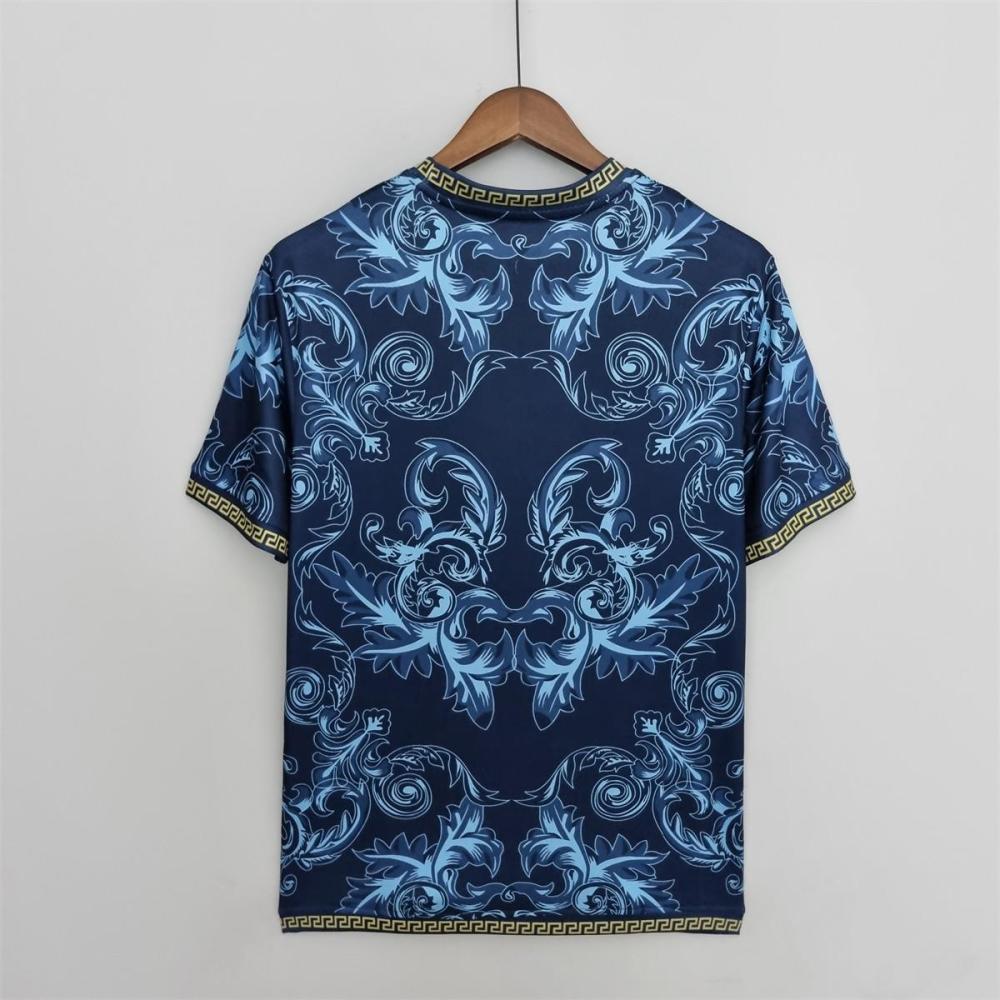 2022 Italy x Versace blue Jersey Fan Version