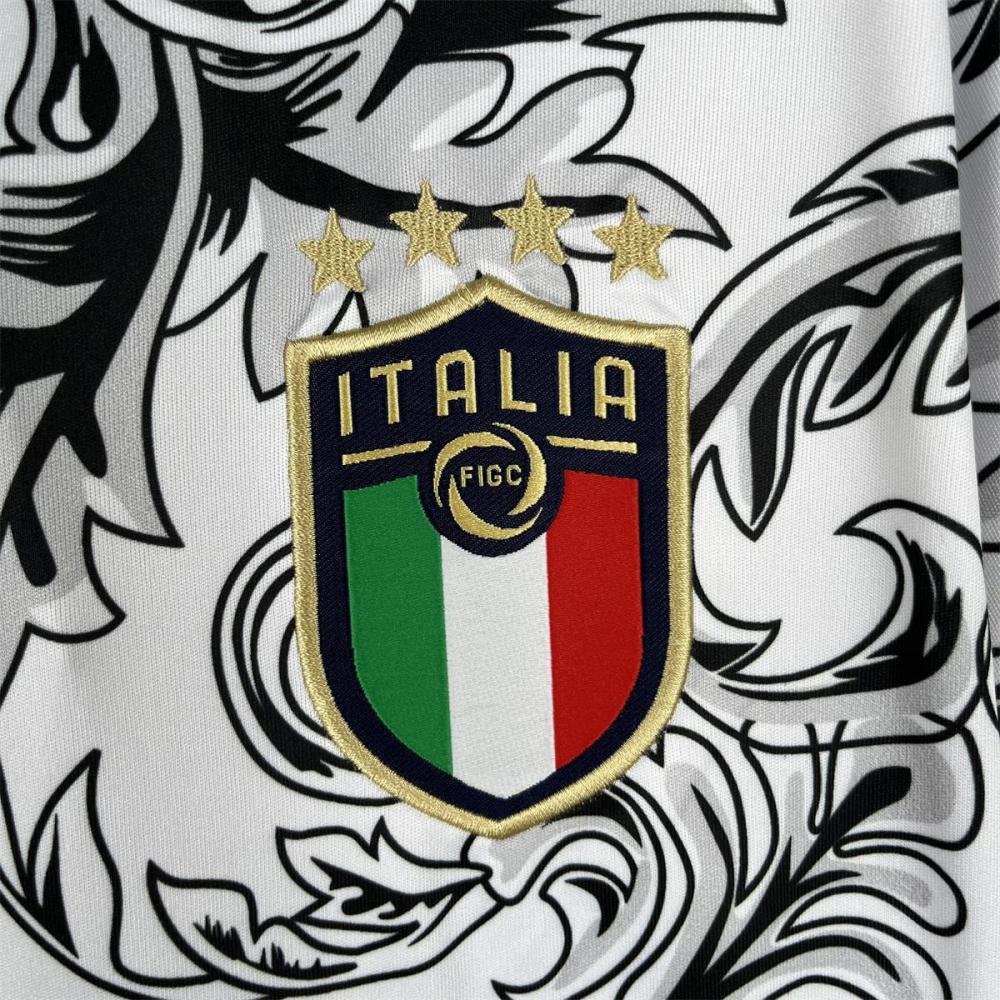 23/24 Italy Special Edition White Jersey Fan Version
