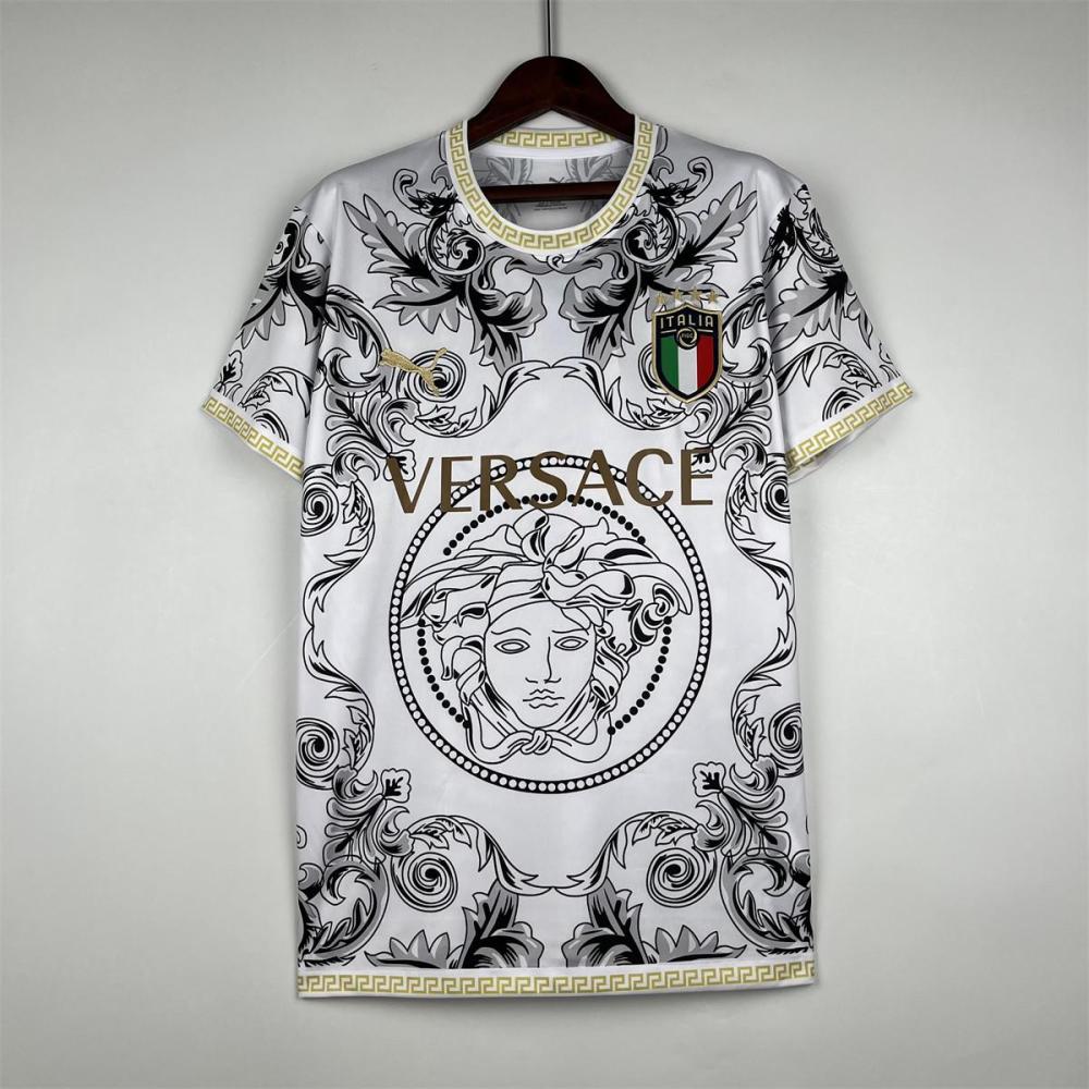 23/24 Italy Special Edition White Jersey Fan Version