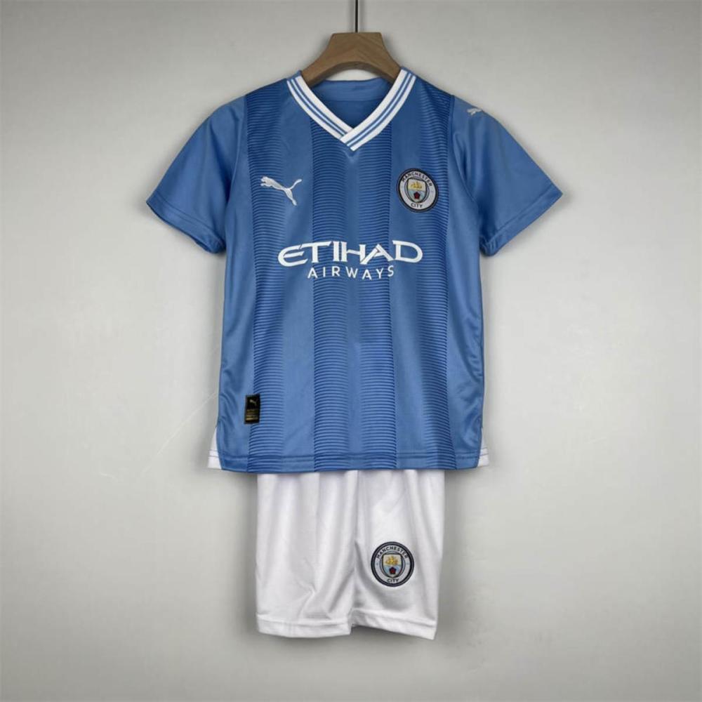 2023/24 Kids Manchester City Home jersey Kid Kits Size 16-28