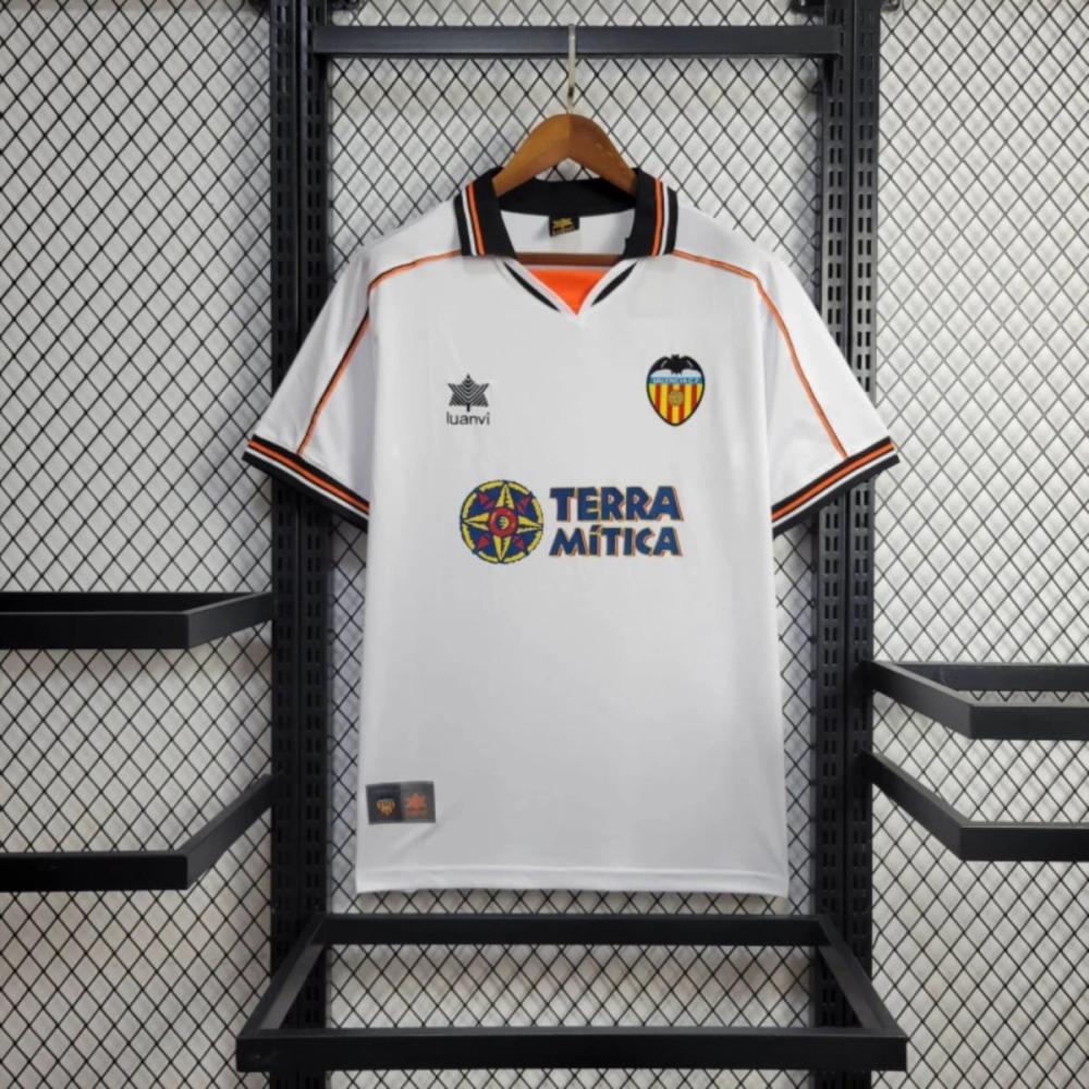 Retro Valencia 1999/00 Home jersey Fan Version