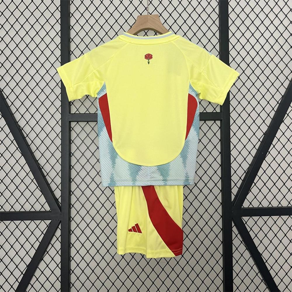 24/25 Spain Euro Away jersey Kid Kits Size 16-28