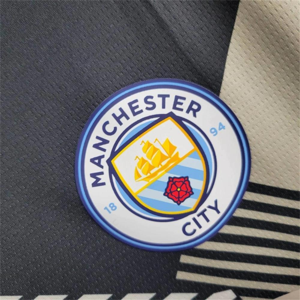 2025/26 Manchester City Black and yellow concept version Jersey Fan Version