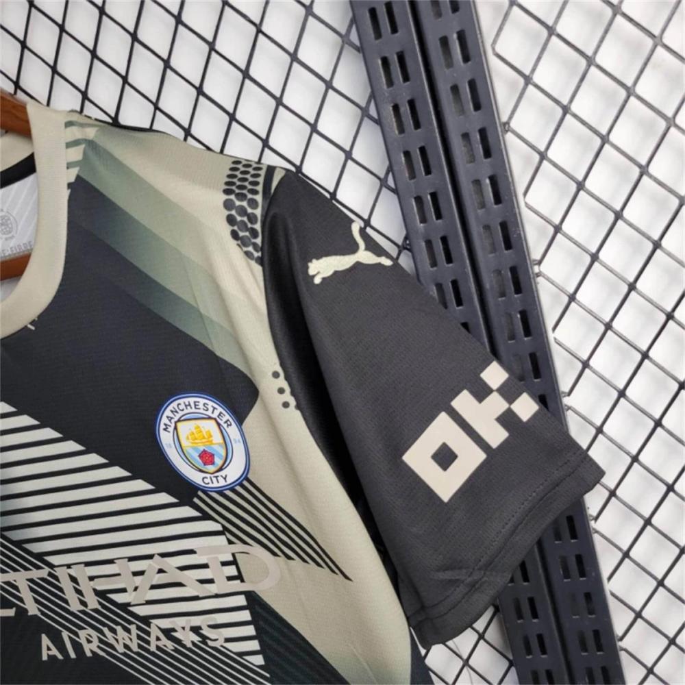 2025/26 Manchester City Black and yellow concept version Jersey Fan Version