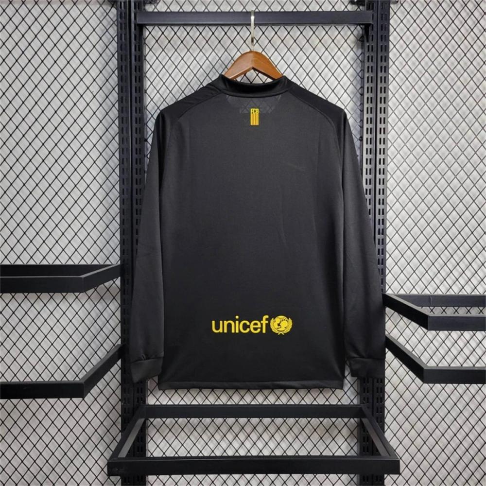 Retro Barcelona 11/12 Away Long Sleeve jersey Fan Version