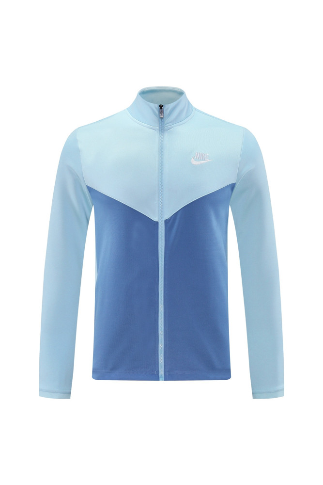 2024 Nike Light Blue Jacket Training Suit Set Football Team Shirt Sports Fashion