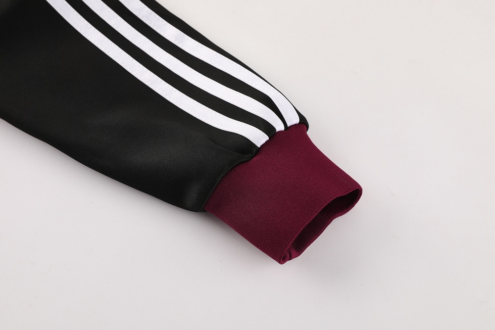 2024 Ajax Maroon Jacket Training Suit Set Football Team Shirt Sports Fashion