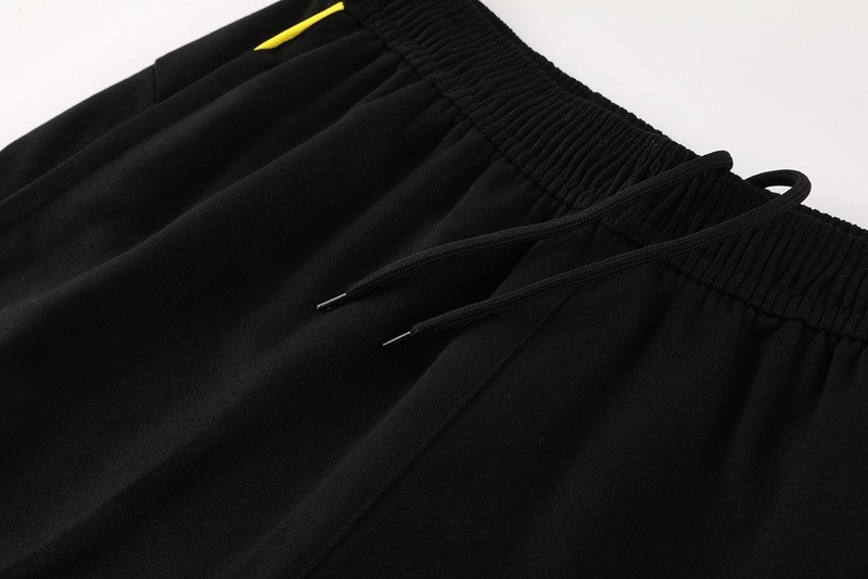 2024 Dortmund Black Hoodie Jacket Kit Set Football Team Shirt Sports Fashion