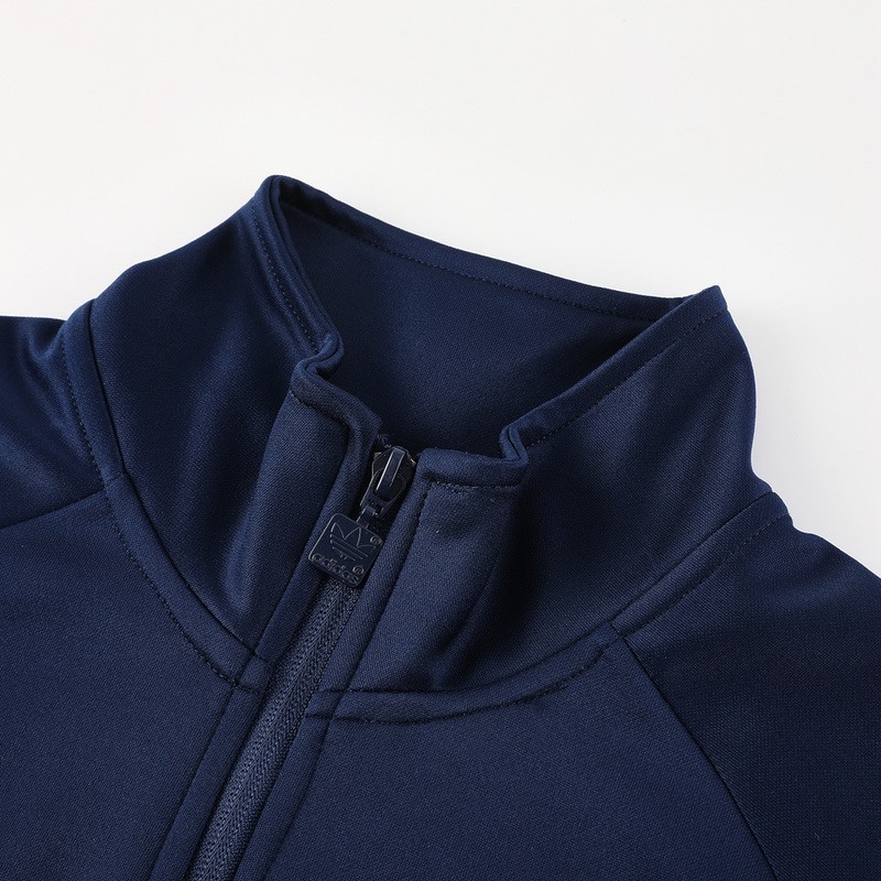 2024 Italy Royal Blue Hoodie Jacket Kit Set Football Team Shirt Sports Fashion