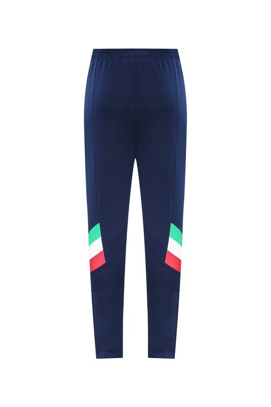 2024 Italy Royal Blue Hoodie Jacket Kit Set Football Team Shirt Sports Fashion