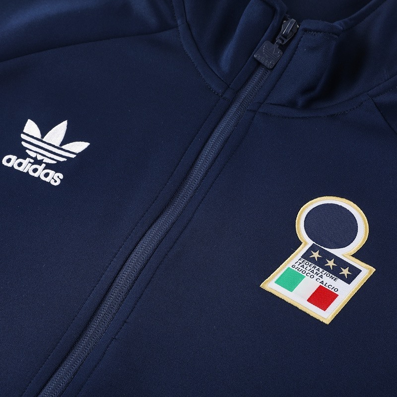 2024 Italy Royal Blue Jacket Training Suit Set Football Team Shirt Sports Fashion