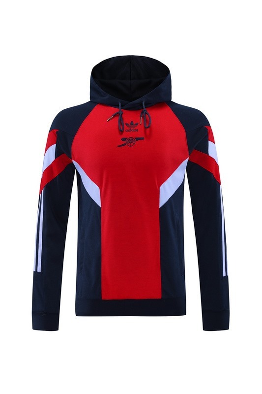 2024 Arsenal Red Hoodie Jacket Kit Set Football Team Shirt Sports Fashion
